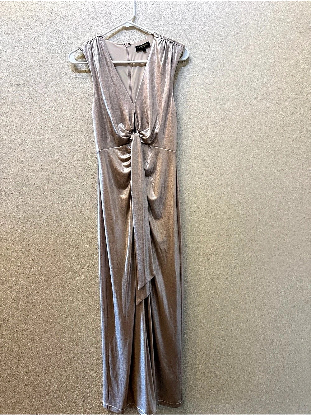 Ramy Brook Draped Maxi Dress in Pink Size 6 Like New
